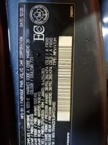 2021 VOLVO XC90 T6 INSCRIPTION  