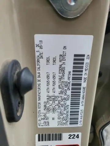 2019 TOYOTA TACOMA DOUBLE CAB  