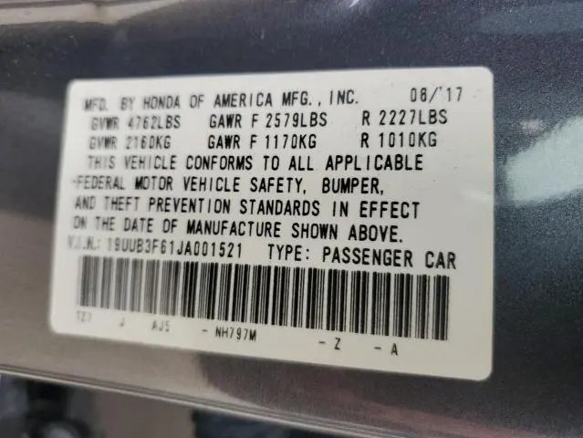 2018 ACURA TLX TECH+A  