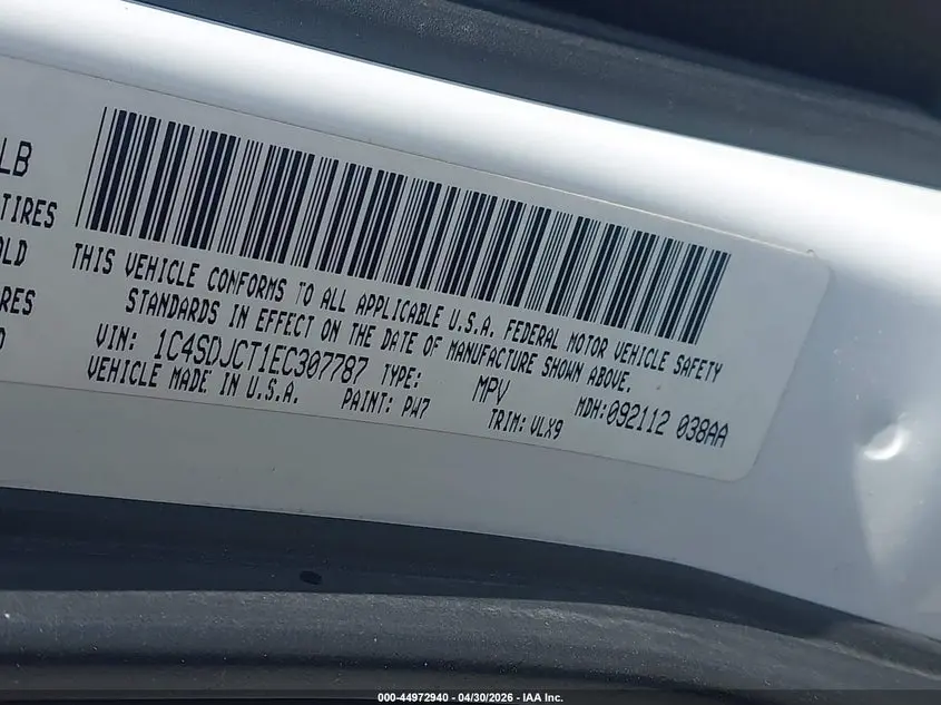 2014 DODGE DURANGO R/T