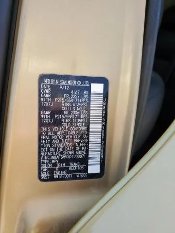 2013 NISSAN JUKE S  