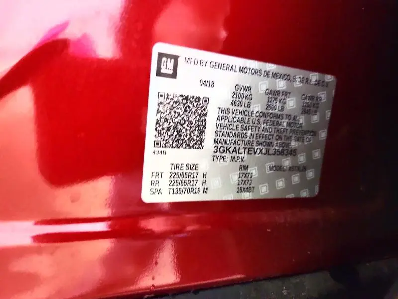 2018 GMC TERRAIN SLE  