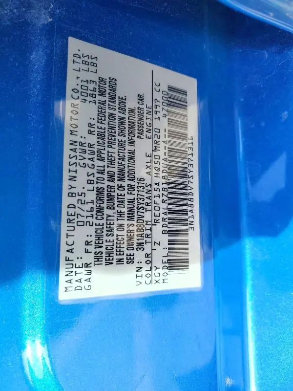 2025 NISSAN SENTRA SR  