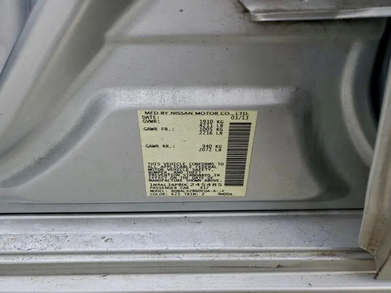 2013 NISSAN ALTIMA 2.5  