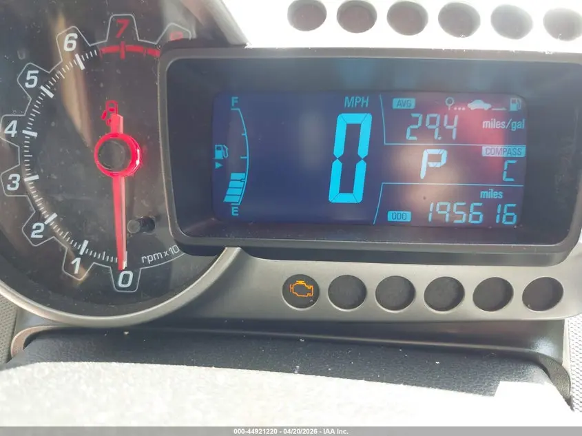 2015 CHEVROLET SONIC LTZ AUTO