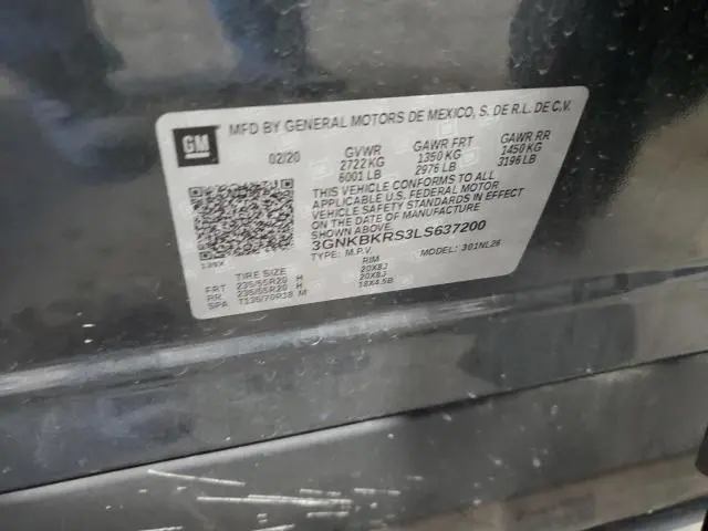 2020 CHEVROLET BLAZER RS