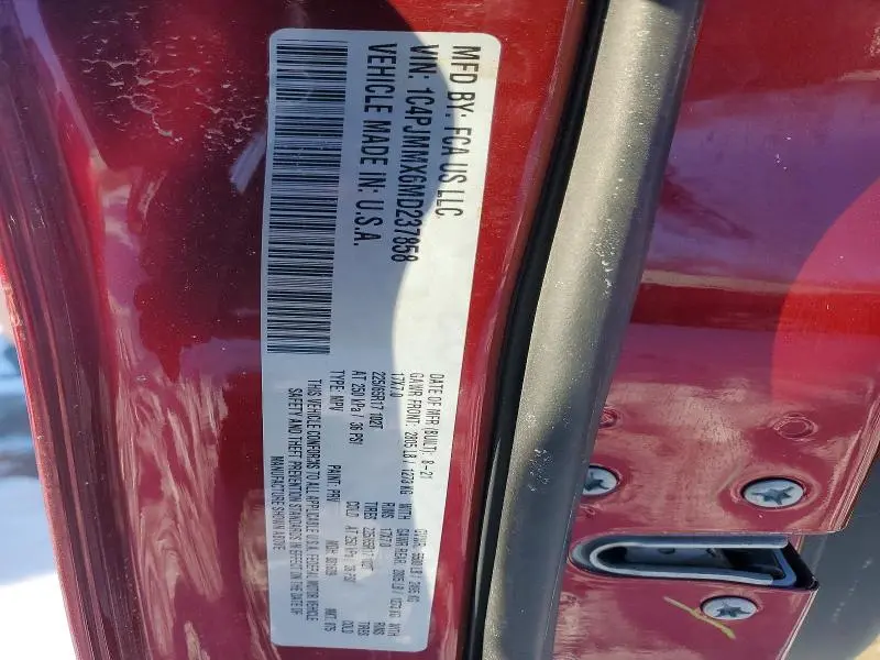 2021 JEEP CHEROKEE LATITUDE LUX  