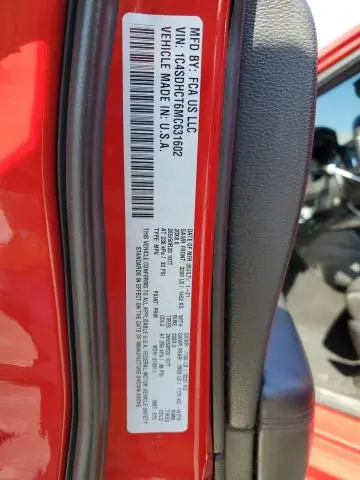 2021 DODGE DURANGO R/T  