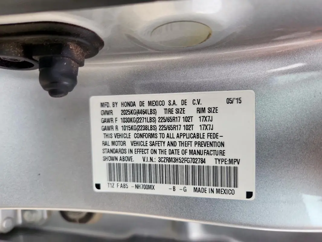 2015 HONDA CR-V EX  