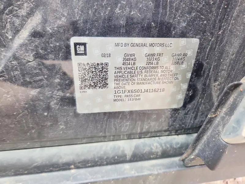 2018 CHEVROLET BOLT EV PREMIER  