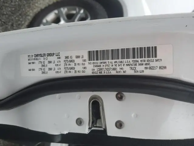 2013 RAM 1500 LARAMIE  