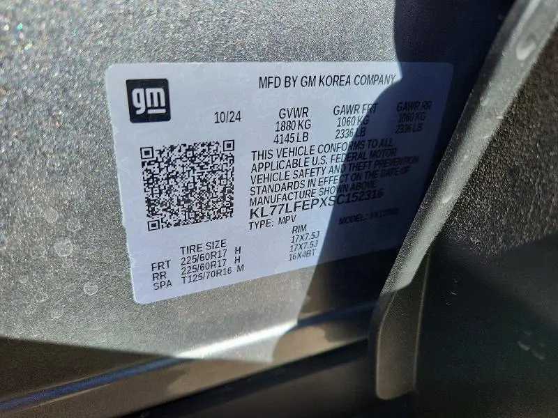 2025 CHEVROLET TRAX LS  