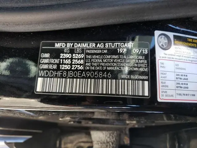 2014 MERCEDES-BENZ E 350 4MATIC  