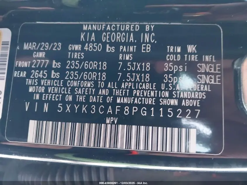 2023 KIA SPORTAGE EX