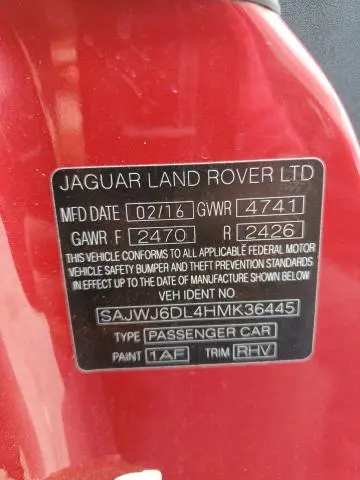 2017 JAGUAR F-TYPE R  