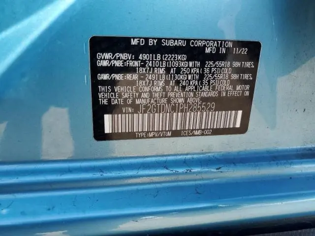 2023 SUBARU CROSSTREK LIMITED  