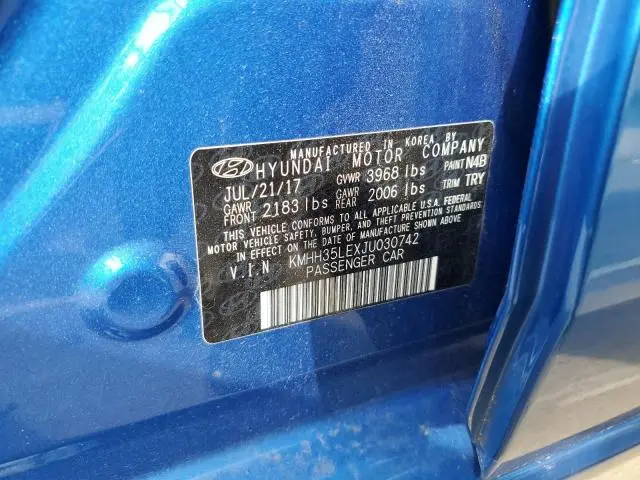 2018 HYUNDAI ELANTRA GT 