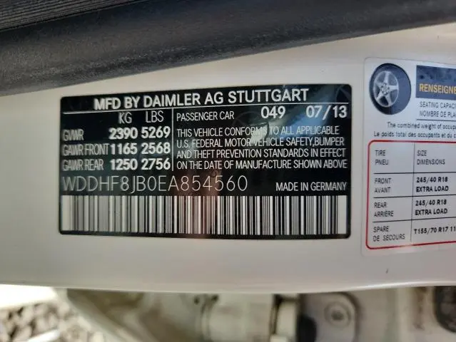 2014 MERCEDES-BENZ E 350 4MATIC  