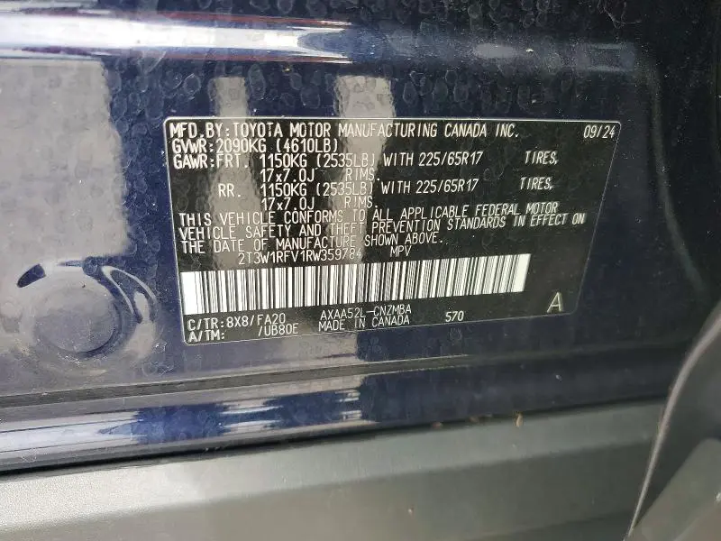2024 TOYOTA RAV4 XLE  