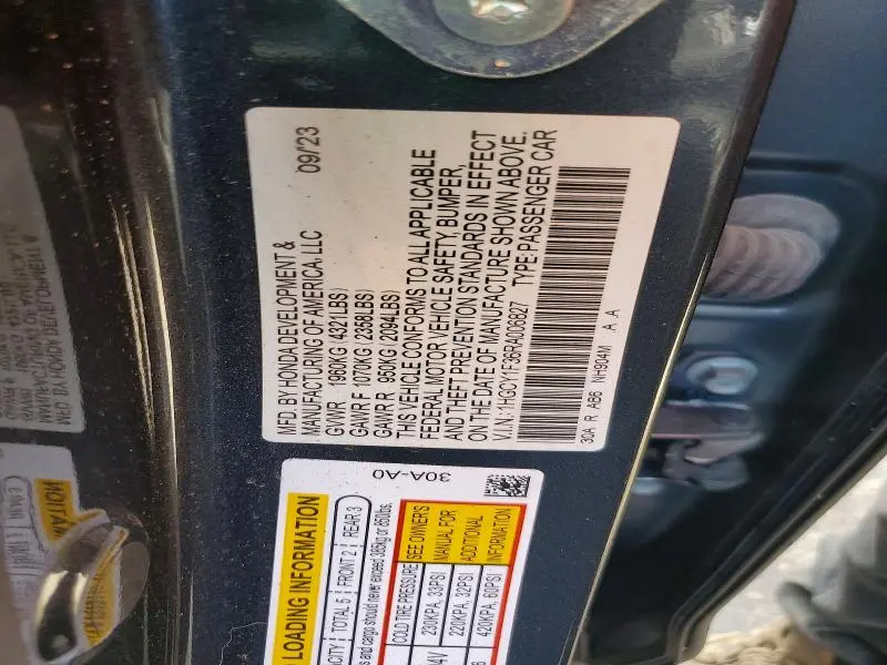 2024 HONDA ACCORD EX  