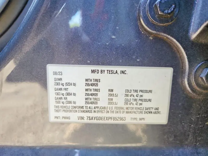 2023 TESLA MODEL Y   