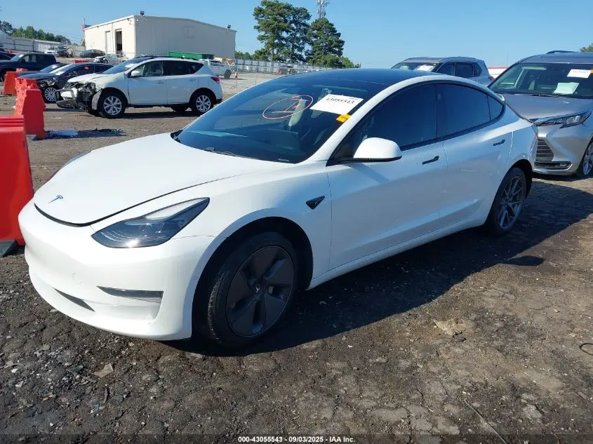 2021 TESLA MODEL 3 STANDARD RANGE PLUS REAR-WHEEL DRIVE
