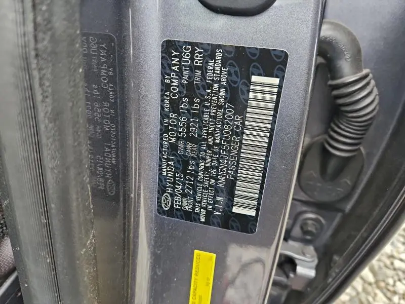 2015 HYUNDAI GENESIS 5.0L  