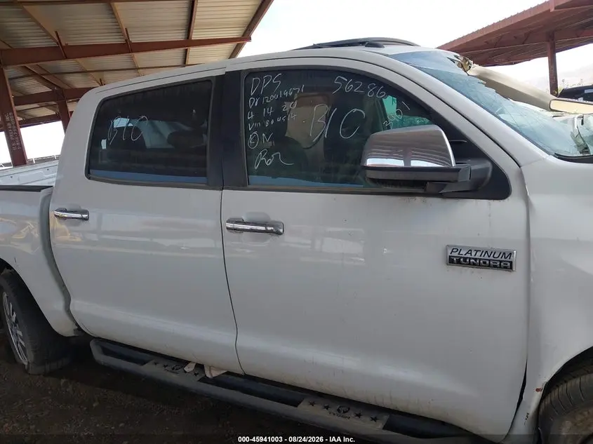 2019 TOYOTA TUNDRA PLATINUM 5.7L V8