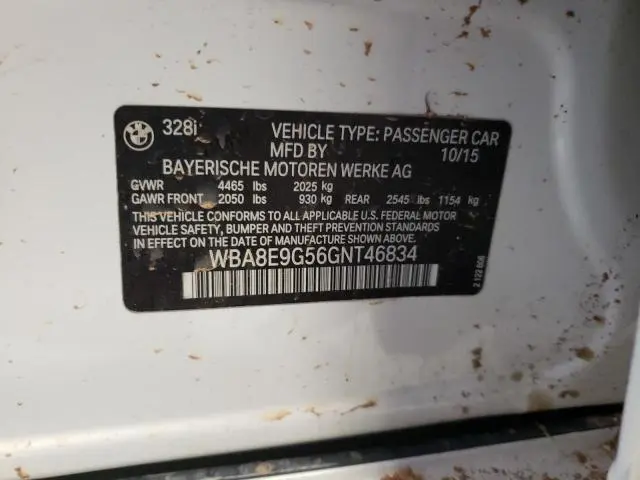 2016 BMW 328 I SULEV  