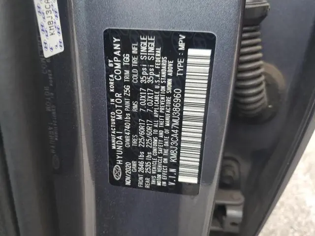 2021 HYUNDAI TUCSON LIMITED  