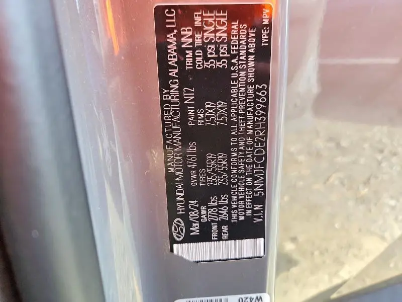 2024 HYUNDAI TUCSON SEL  