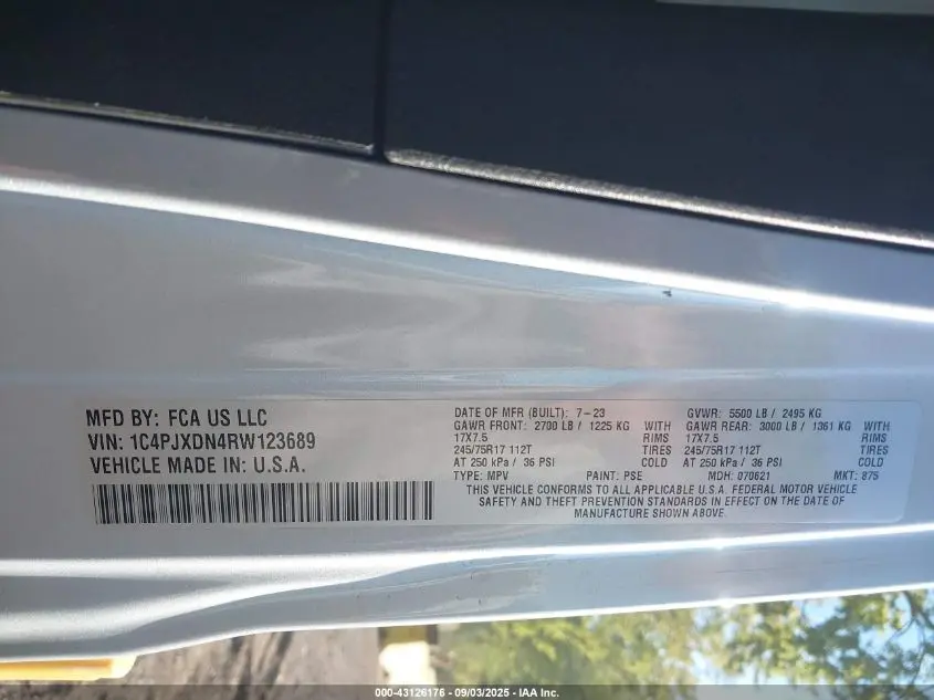 2024 JEEP WRANGLER 4-DOOR SPORT S 4X4