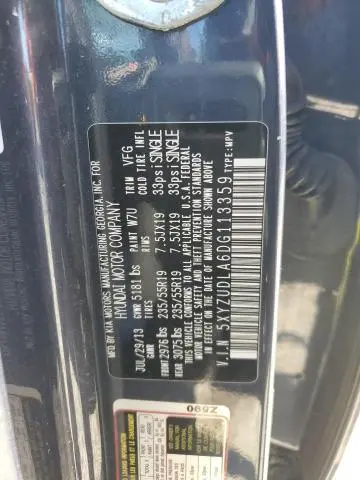 2013 HYUNDAI SANTA FE SPORT   