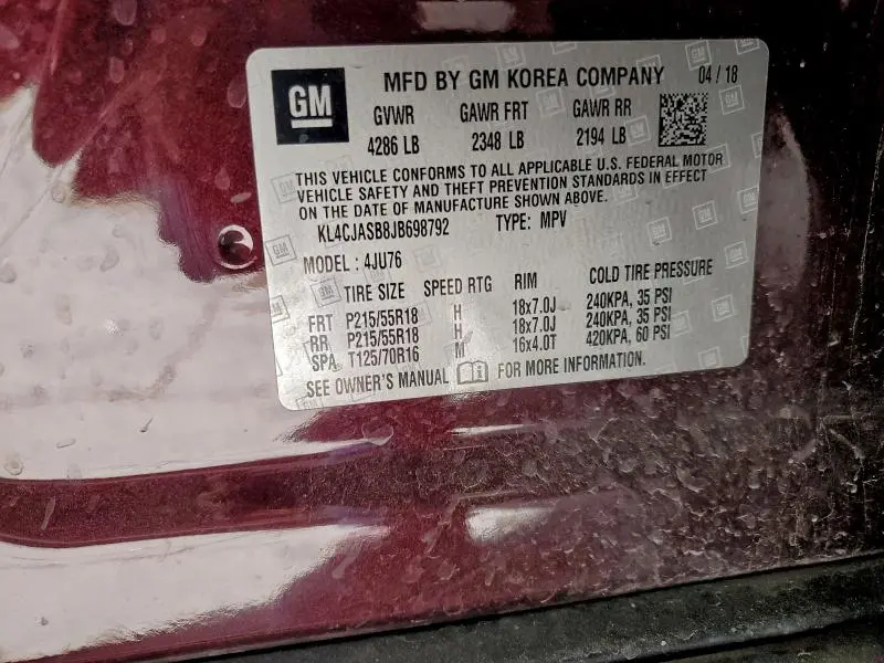 2018 BUICK ENCORE PREFERRED  