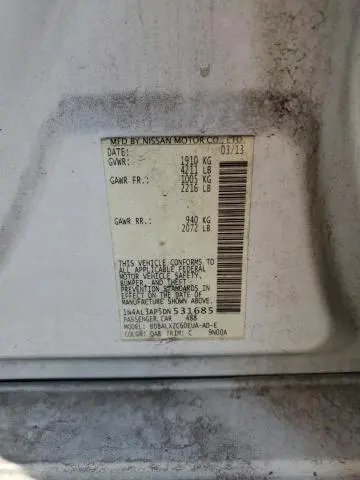 2013 NISSAN ALTIMA 2.5