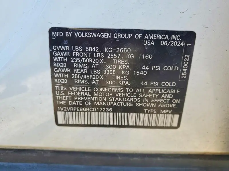 2024 VOLKSWAGEN ID.4 PRO S  