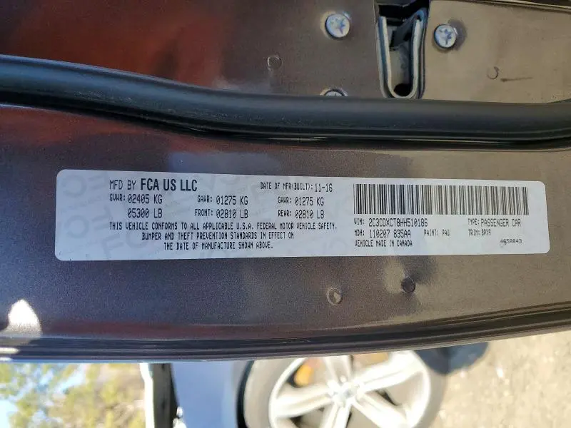 2017 DODGE CHARGER R/T  