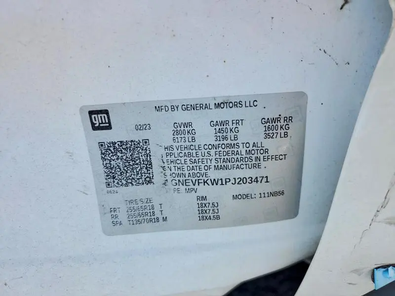 2023 CHEVROLET TRAVERSE LS  