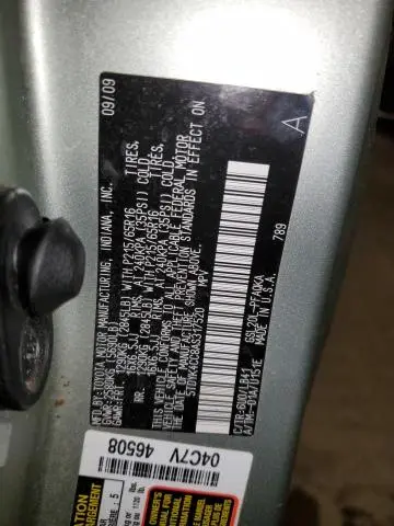 2010 TOYOTA SIENNA XLE  