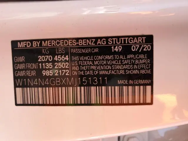 2021 MERCEDES-BENZ GLA 250  