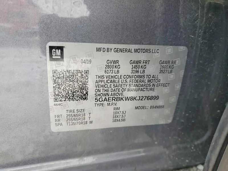 2019 BUICK ENCLAVE ESSENCE  