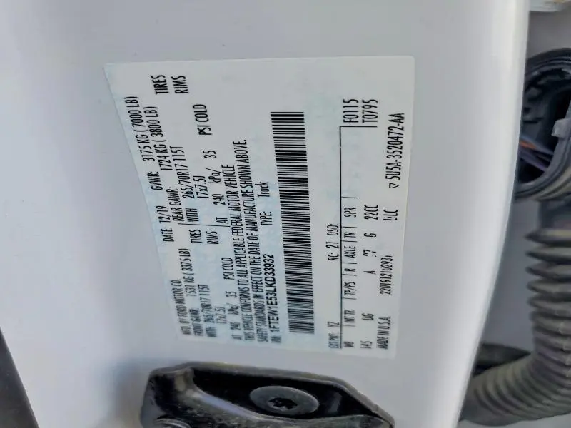 2020 FORD F150 SUPERCREW  