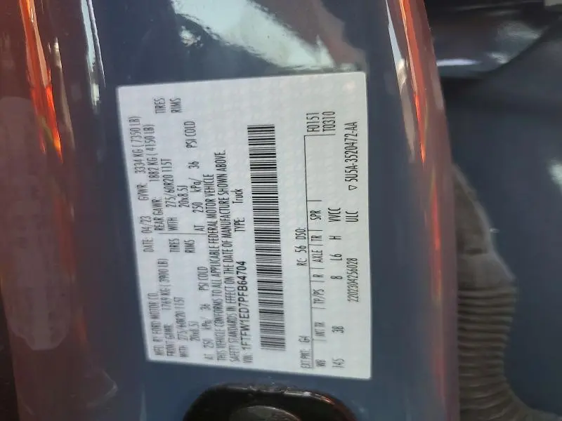 2023 FORD F150 SUPERCREW  