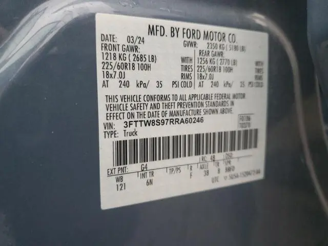 2024 FORD MAVERICK LARIAT  