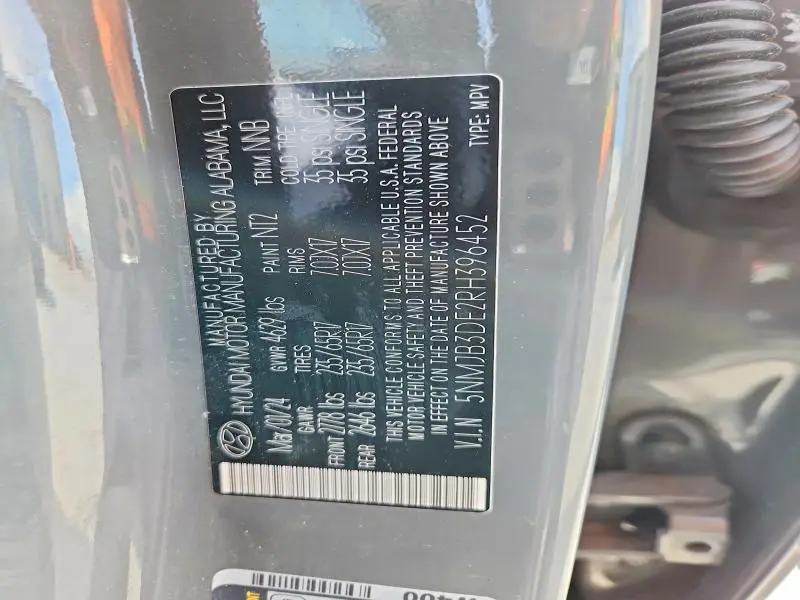 2024 HYUNDAI TUCSON SEL  