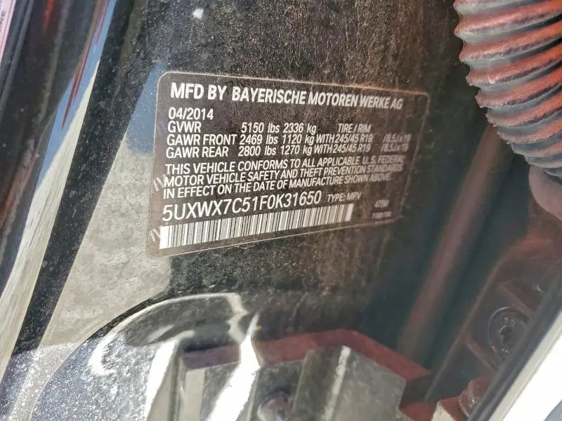 2015 BMW X3 XDRIVE35I  