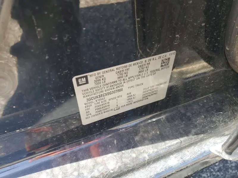 2014 CHEVROLET SILVERADO K1500 LTZ  