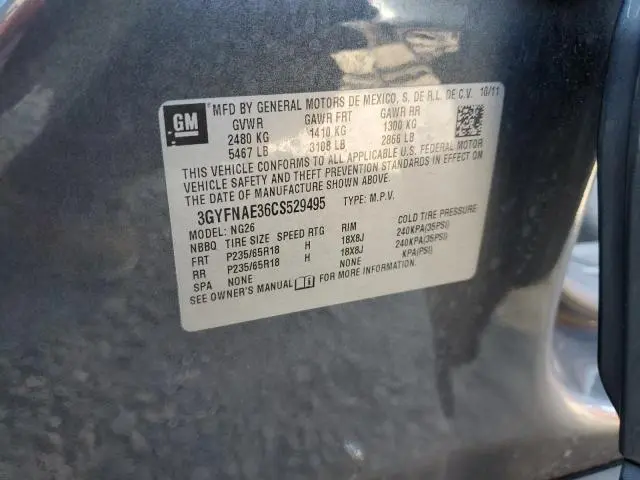 2012 CADILLAC SRX LUXURY COLLECTION  