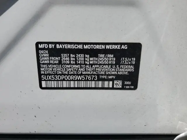 2024 BMW X3 XDRIVE30I  