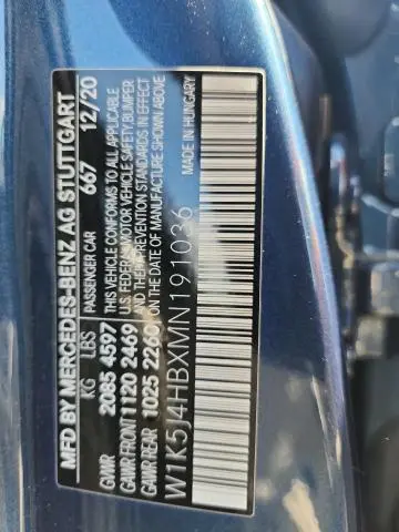 2021 MERCEDES-BENZ CLA 250 4MATIC  